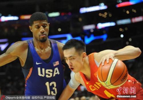 「篮球美国队vs中国队」（2016篮球中国队vs美国）